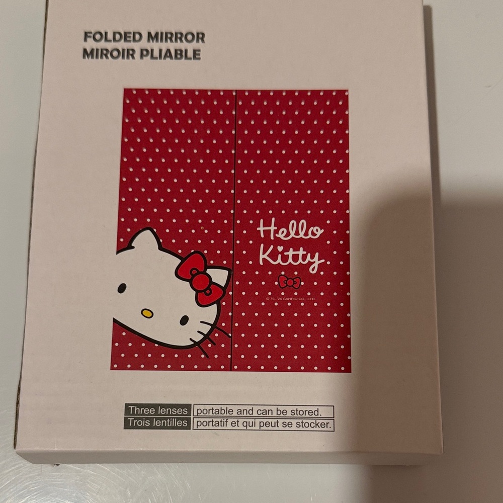Hello Kitty Red Polka Dot Foldable Mirror